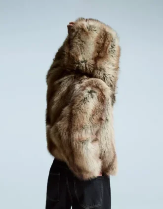Faux Fur Hooded Jacket