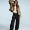 Faux Fur Hooded Jacket Faux Fur Hooded Jacket