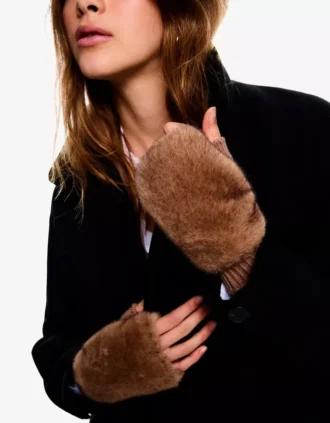 Faux Fur Mittens – Accessories