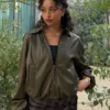 Faux Leather Balloon Jacket Faux Leather Balloon Jacket