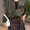 Faux Leather Balloon Jacket Faux Leather Balloon Jacket