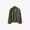 Faux Leather Balloon Jacket Faux Leather Balloon Jacket