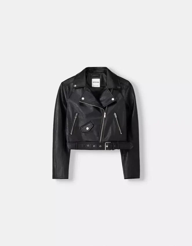 Faux Leather Biker Jacket – Jackets and Trench Faux Leather Biker Jacket – Jackets and Trench