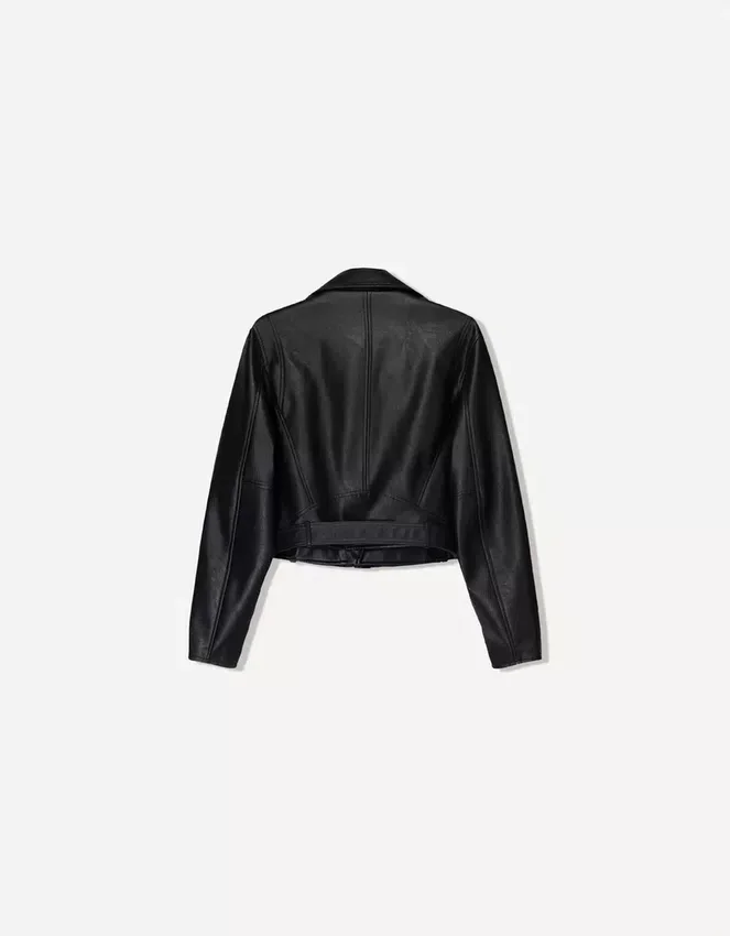 Faux Leather Biker Jacket – Jackets and Trench Faux Leather Biker Jacket – Jackets and Trench