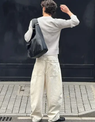 Faux Leather Bucket Bag