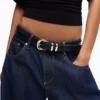 Faux Leather Buckle Belt – Accessories Faux Leather Buckle Belt – Accessories
