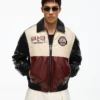 Faux Leather Graphic Jacket Faux Leather Graphic Jacket