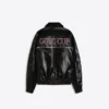 Faux Leather Graphic Jacket Faux Leather Graphic Jacket
