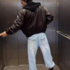 Faux Leather Jacket