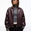 Faux Leather Jacket – Jackets and Trench Faux Leather Jacket – Jackets and Trench