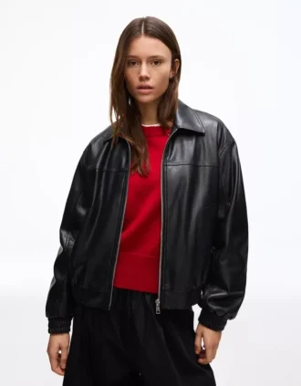 Faux Leather Jacket – Jackets and Trench