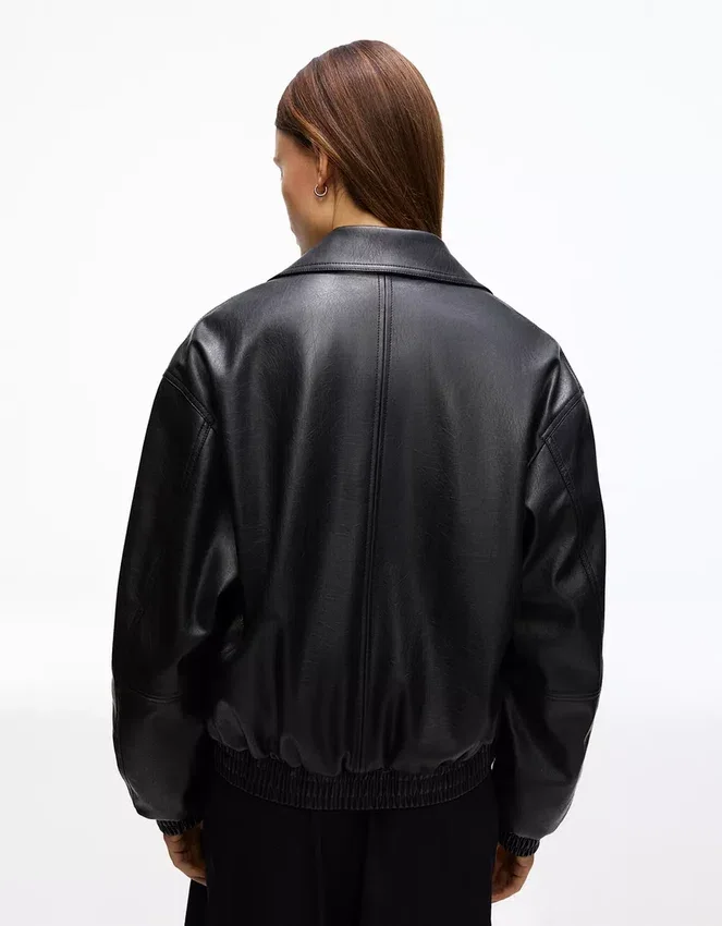 Faux Leather Jacket – Jackets and Trench Faux Leather Jacket – Jackets and Trench
