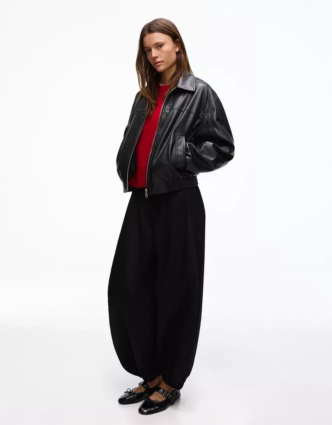 Faux Leather Jacket – Jackets and Trench Faux Leather Jacket – Jackets and Trench