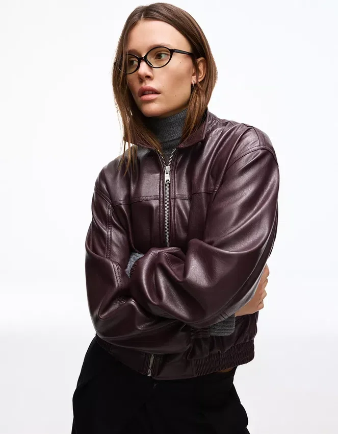 Faux Leather Jacket – Jackets and Trench Faux Leather Jacket – Jackets and Trench