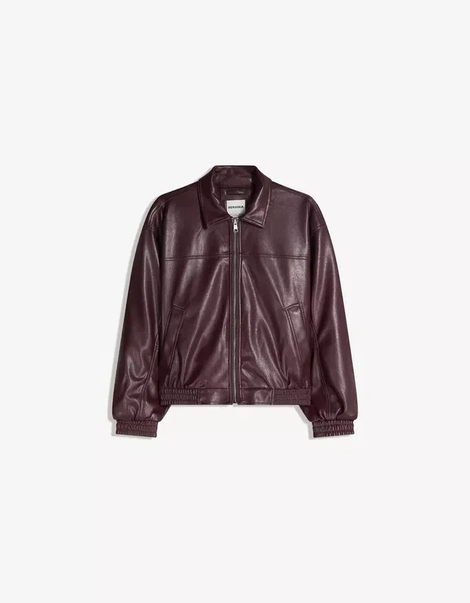 Faux Leather Jacket – Jackets and Trench Faux Leather Jacket – Jackets and Trench