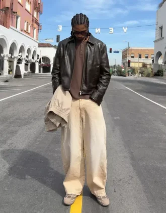 Faux Leather Jacket – Jackets – Men