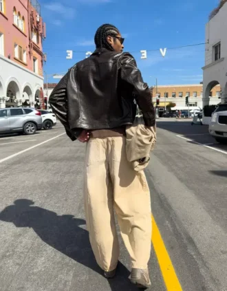 Faux Leather Jacket – Jackets – Men