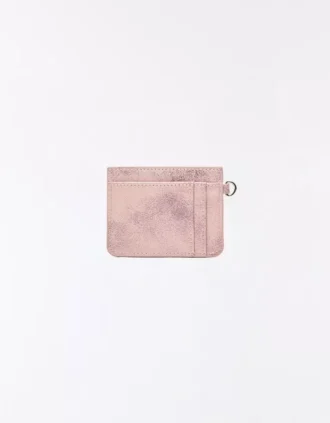 Faux Leather Mini Card Holder – Leather-Effect