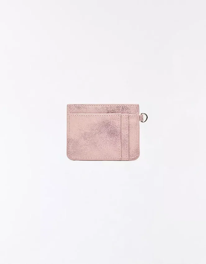 Faux Leather Mini Card Holder – Leather-Effect Faux Leather Mini Card Holder – Leather-Effect