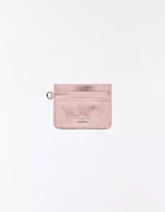 Faux Leather Mini Card Holder – Leather-Effect