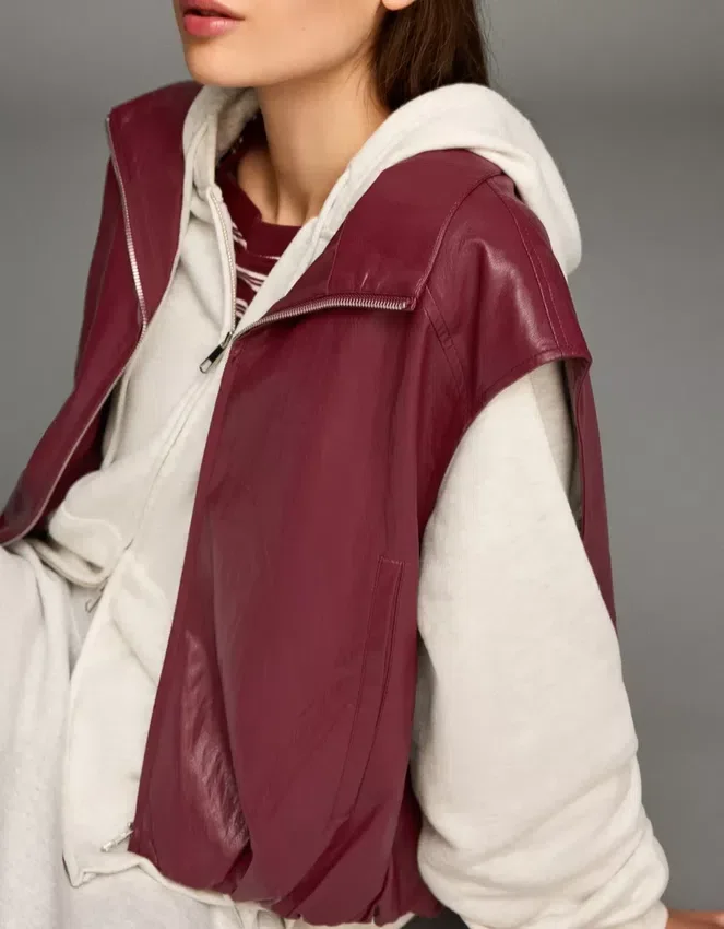Faux Leather Vest – Jackets and Trench Faux Leather Vest – Jackets and Trench