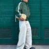 Faux Suede Boxy Fit Jacket