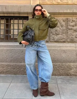 Faux Suede Jacket