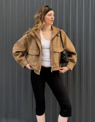 Faux Suede Jacket