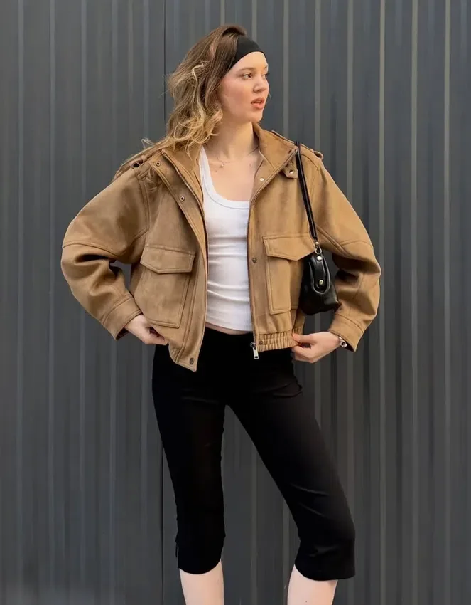 Faux Suede Jacket Faux Suede Jacket