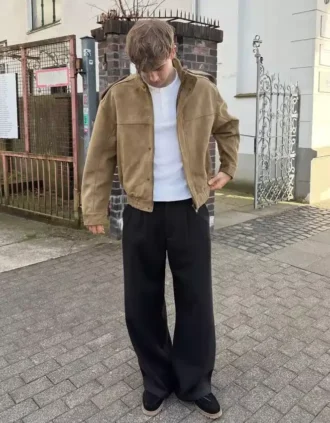 Faux Suede Jacket
