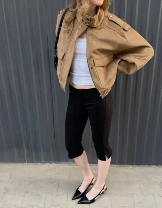 Faux Suede Jacket