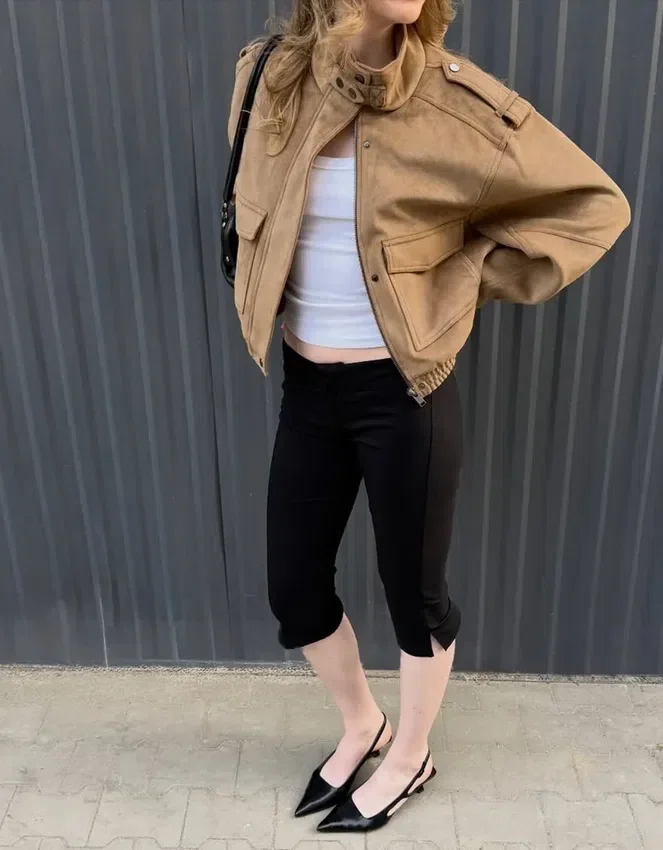 Faux Suede Jacket Faux Suede Jacket