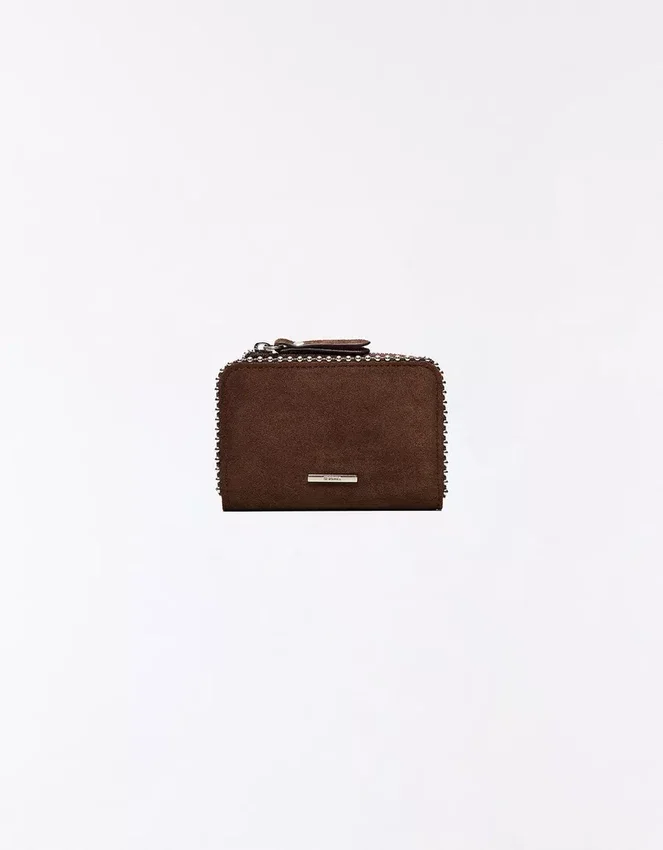 Faux Suede Purse – Leather-Effect Faux Suede Purse – Leather-Effect