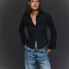 Fitted Shirt with Bell Sleeves – Shirts and Blouses