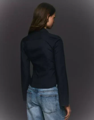 Fitted Shirt with Bell Sleeves – Shirts and Blouses