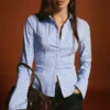Fitted Shirt with Flared Sleeves – Shirts and Blouses