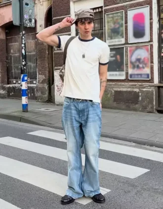 Flared Baggy Jeans