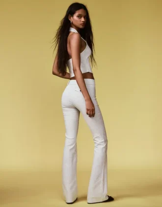 Flared Bengaline Trousers – Pants