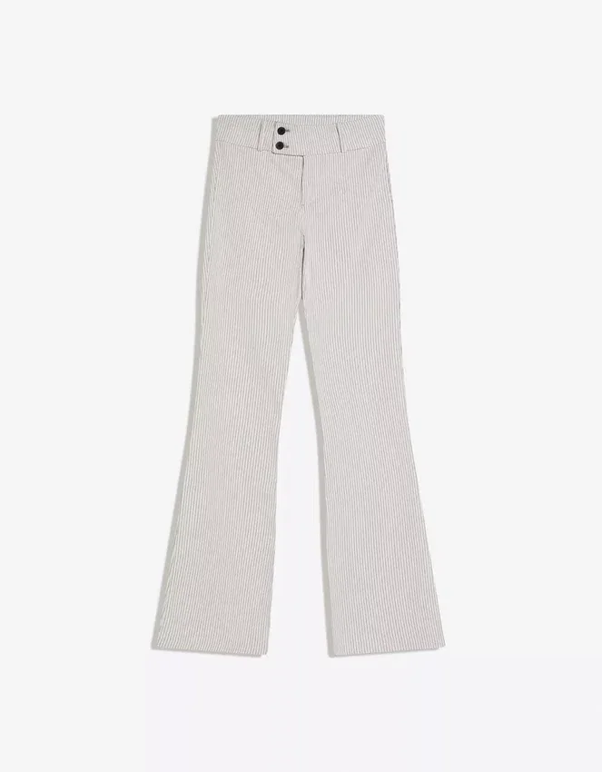 Flared Bengaline Trousers Flared Bengaline Trousers