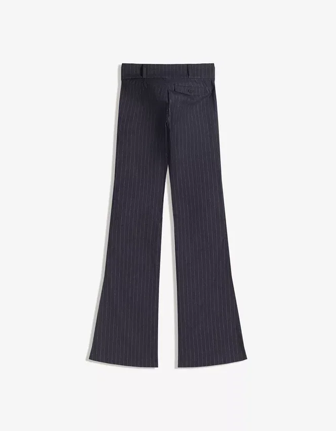 Flared Bengaline Trousers – Pants Flared Bengaline Trousers – Pants