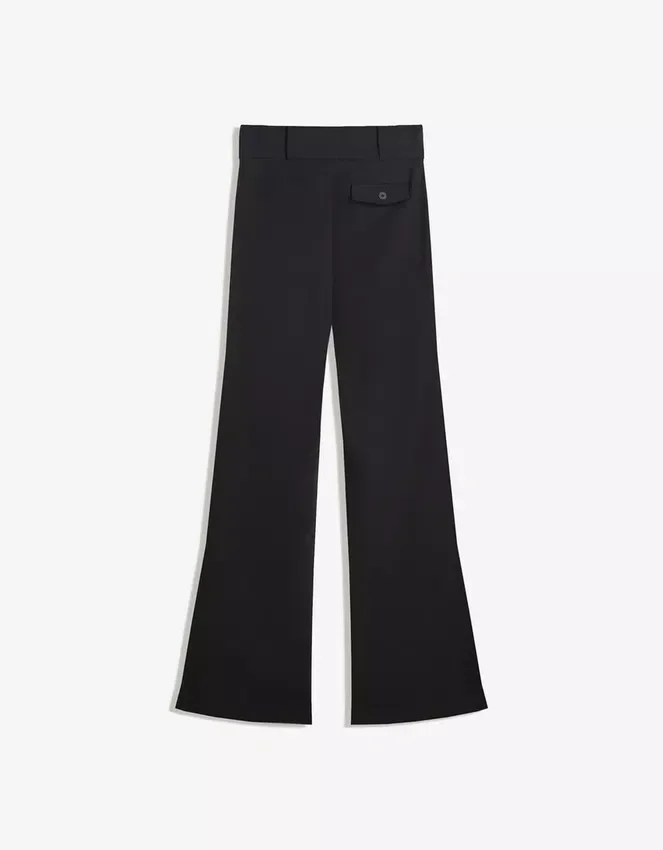 Flared Bengaline Trousers – Pants Flared Bengaline Trousers – Pants