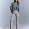 Flared Pants with Pocket Flaps – Pants Flared Pants with Pocket Flaps – Pants
