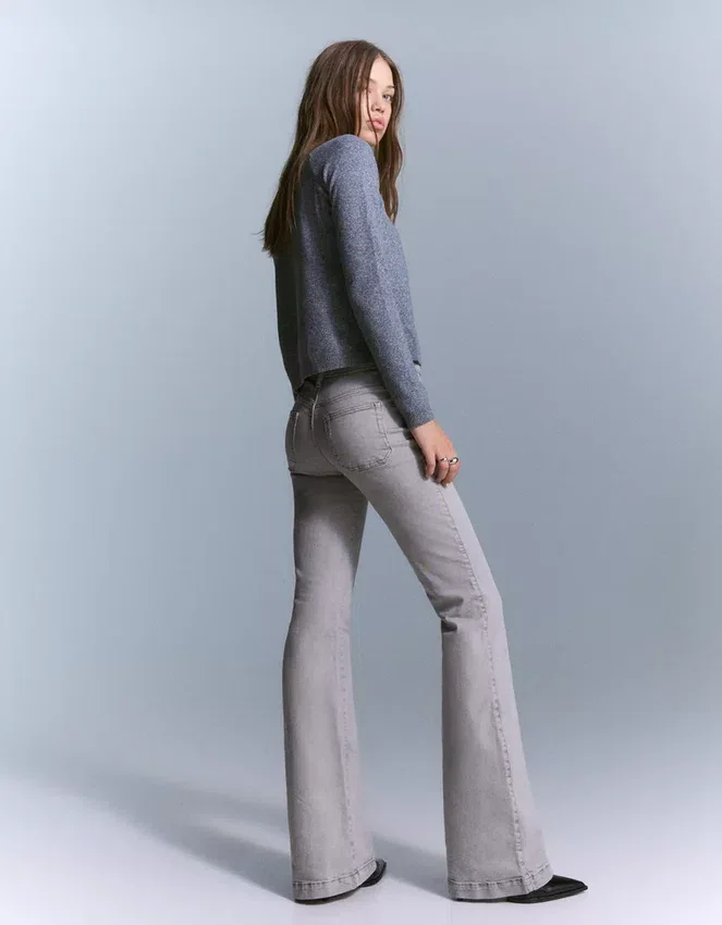 Flared Pants with Pocket Flaps – Pants Flared Pants with Pocket Flaps – Pants