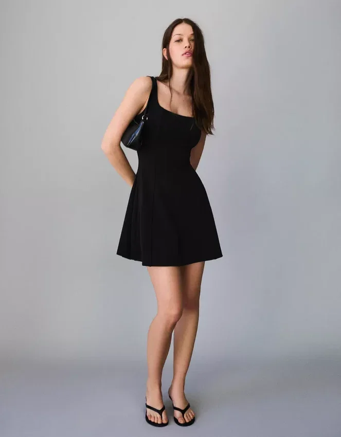 Flared Skirt Dress Flared Skirt Dress