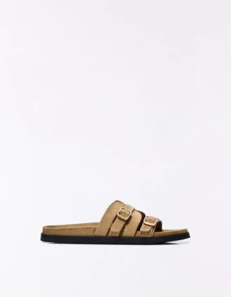 Flat Sandals with Buckle Detail – Flat Sandals – Women