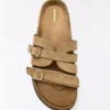 Flat Sandals with Buckle Detail – Flat Sandals – Women