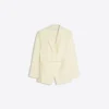 Flowing Blazer with Drawstring – Jackets and Trench Flowing Blazer with Drawstring – Jackets and Trench