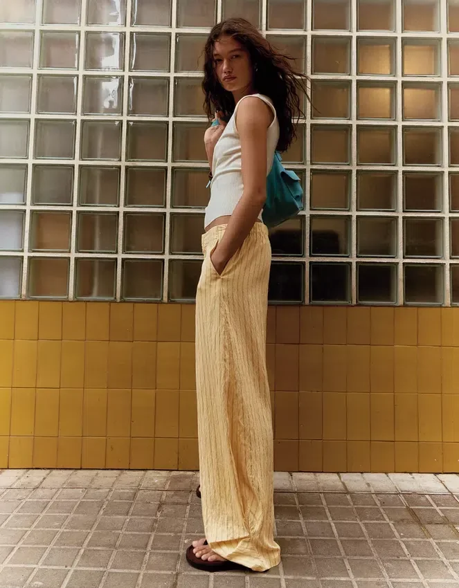 Flowing Striped Trousers – Women Flowing Striped Trousers – Women