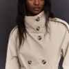 Funnel Neck Trench Jacket – Jackets and Trench Funnel Neck Trench Jacket – Jackets and Trench