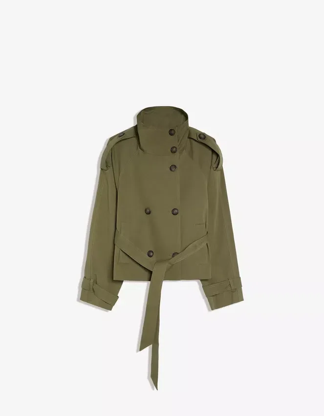 Funnel Neck Trench Jacket Funnel Neck Trench Jacket